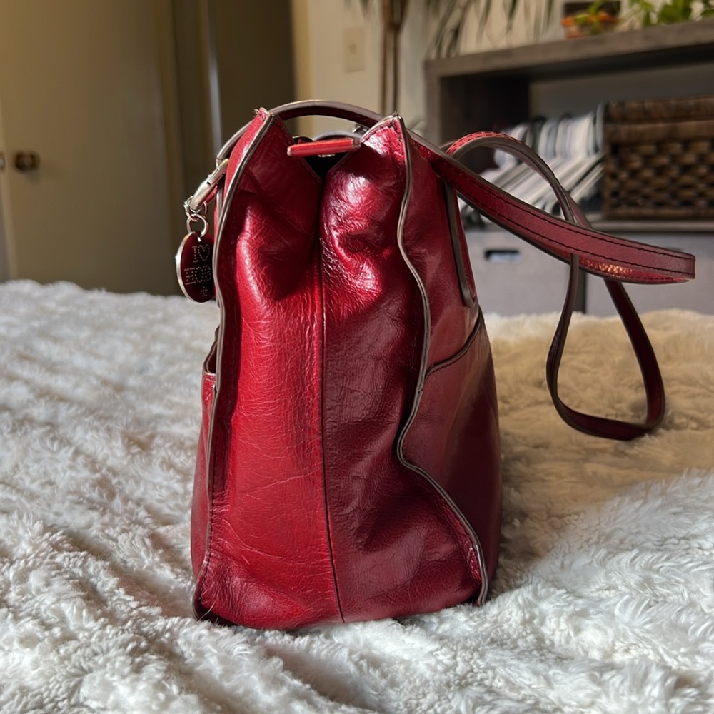 Vintage HOBO bags Friar in crimson - Picture 5 of 16